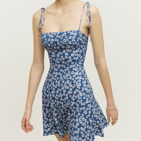 Reformation Presley Mini Dress in Dana - Picture 1 of 8